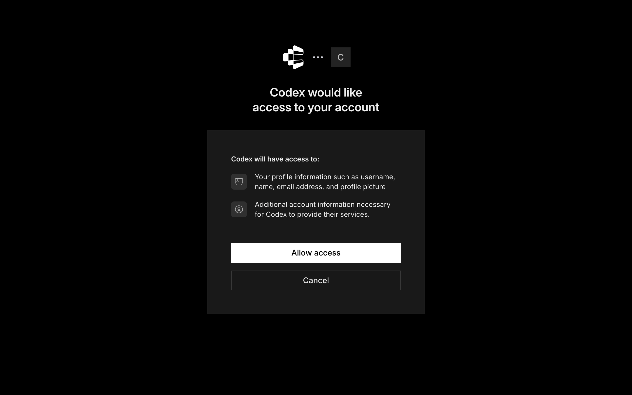 Composio login and Allow access screen for ChatGPT Work MCP setup